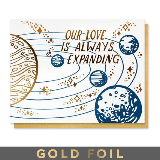 Our Love is Expanding Card Case of 6