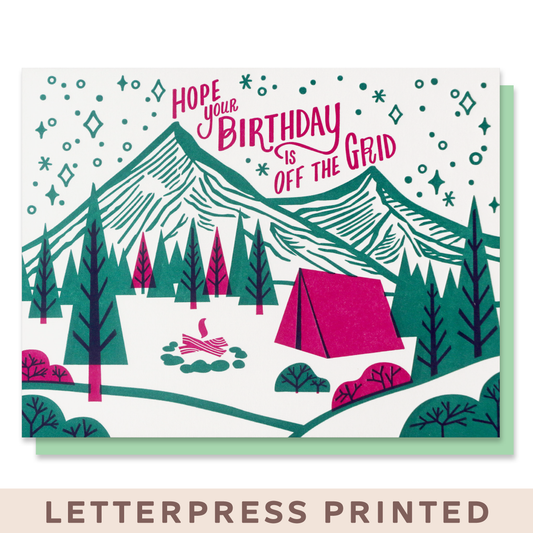 Off the Grid Birthday Card Case of 6
