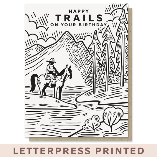 Happy Trails Birthday Card Case of 6