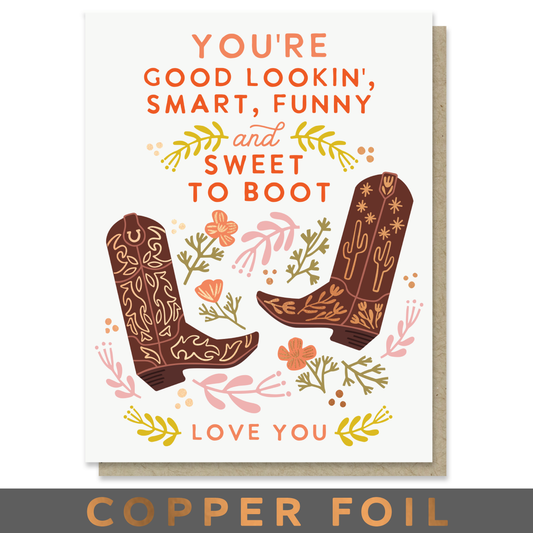Sweet to Boot Love Card Case of 6
