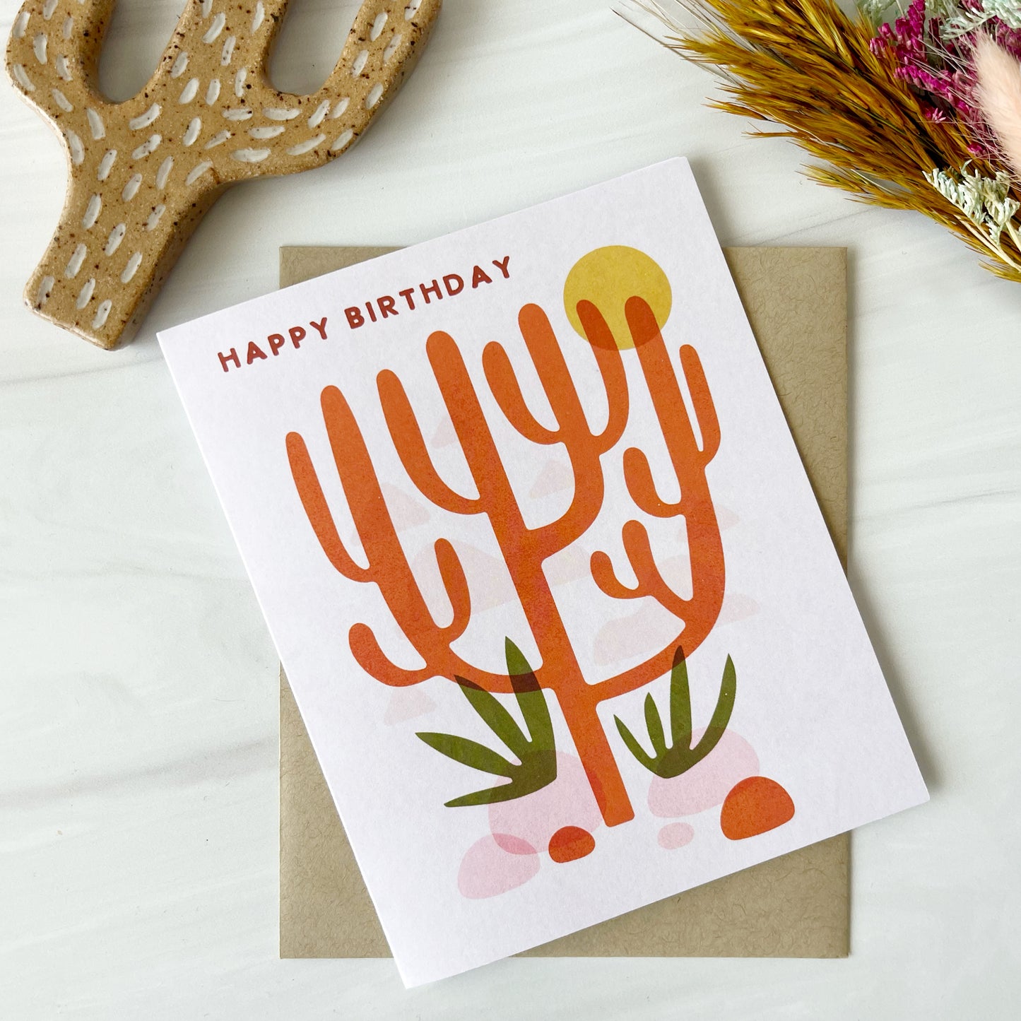 Cactus Grande Birthday Card Case of 6