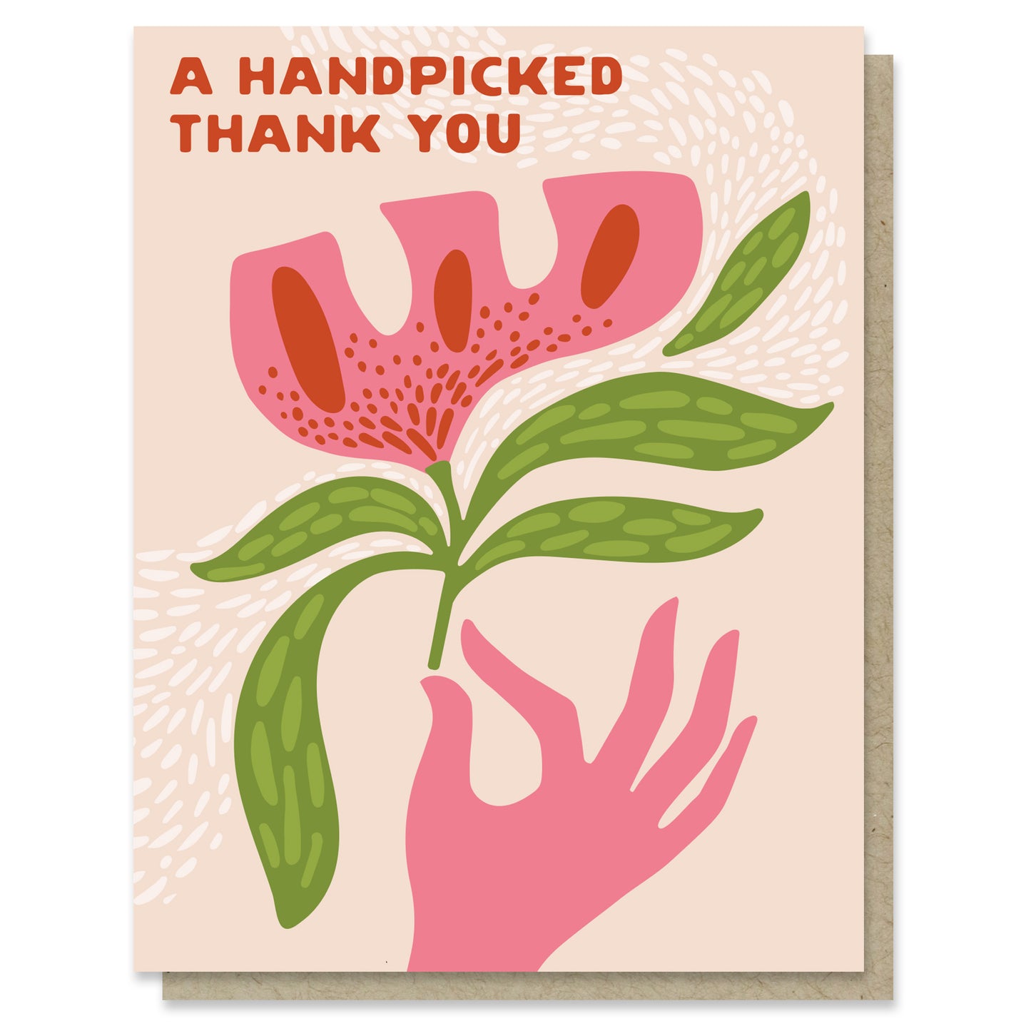 224 A Handpicked Thank You Flower Card Case of 6