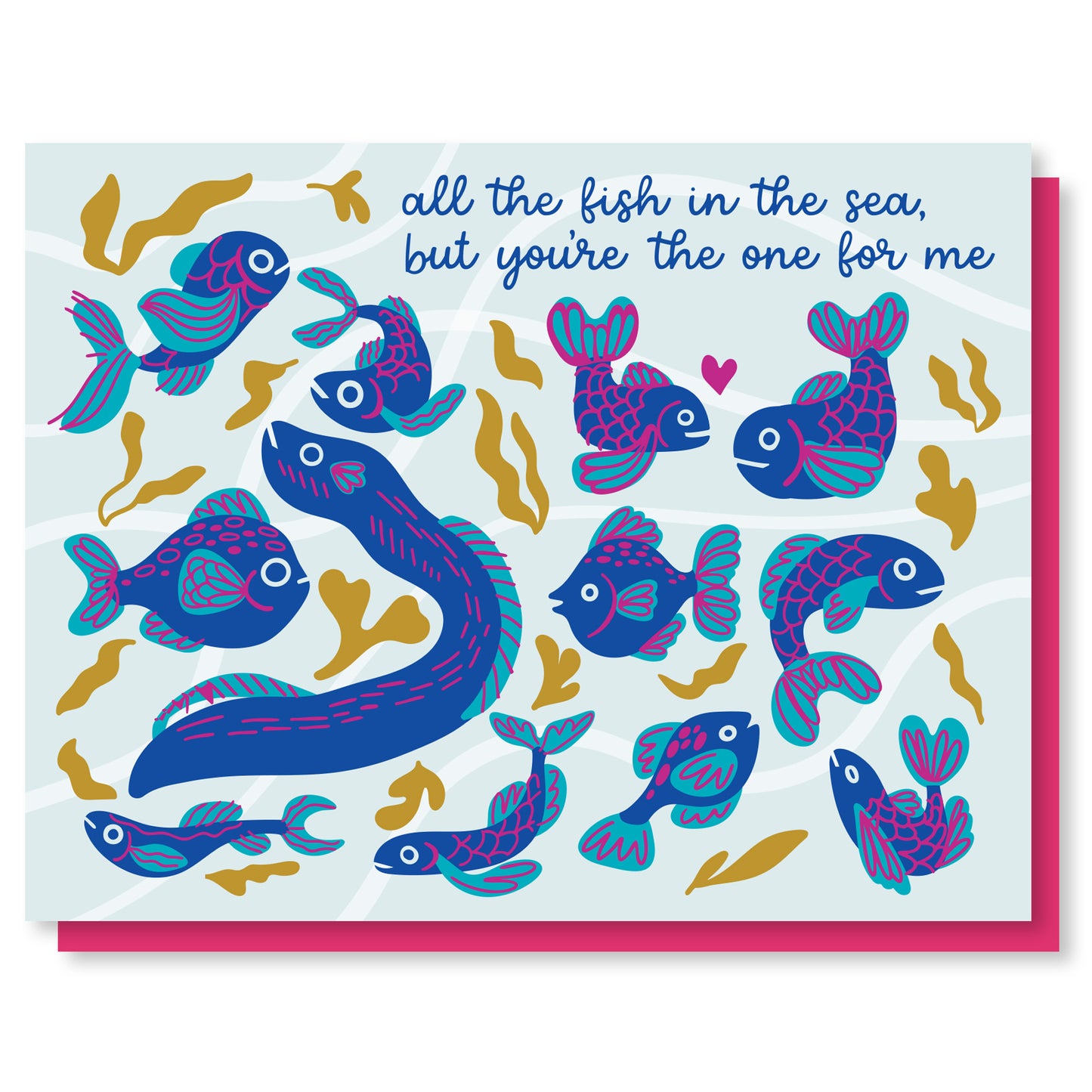 226 Fish in the Sea Love Card Case of 6