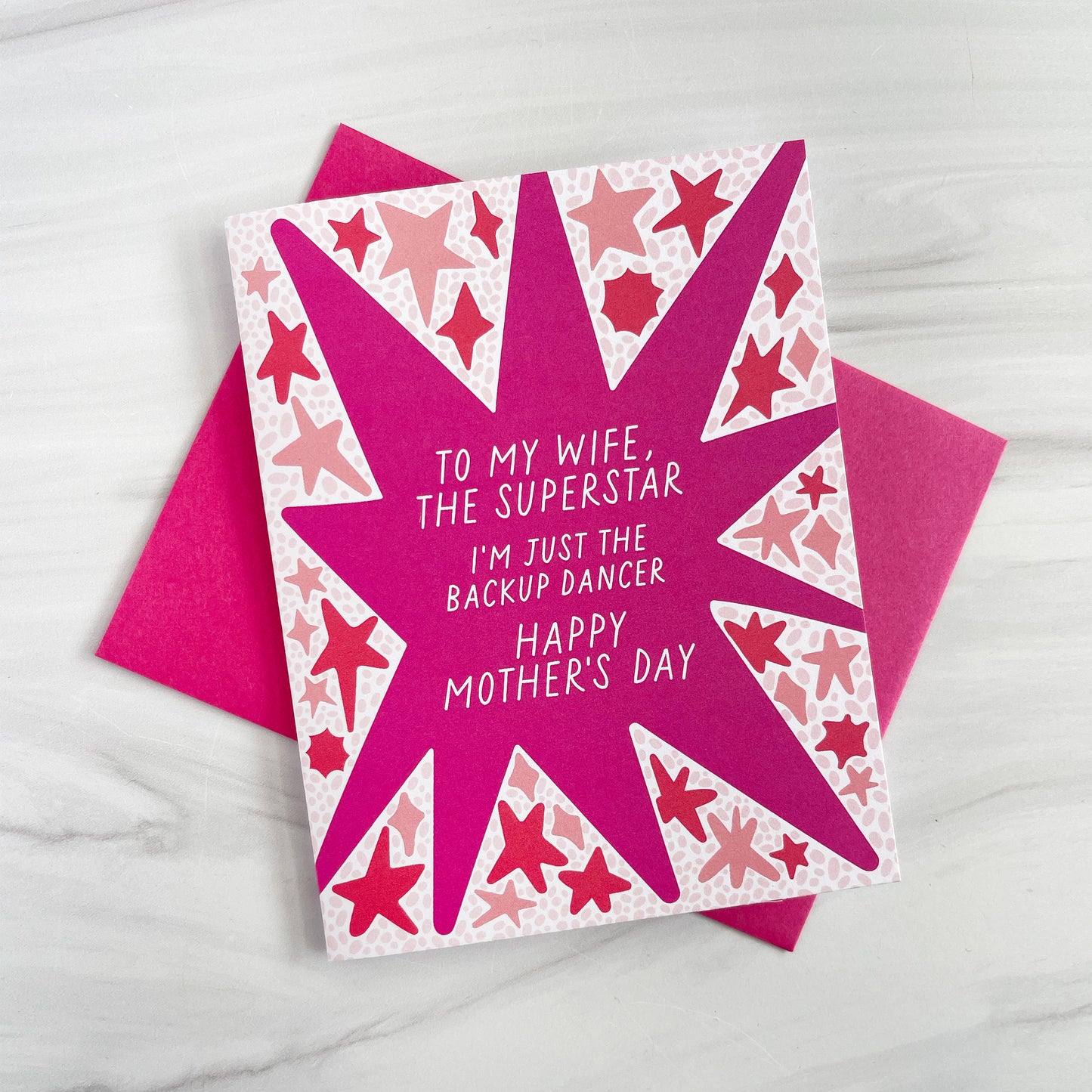 232 Superstar Wife Mother's Day Card Case of 6