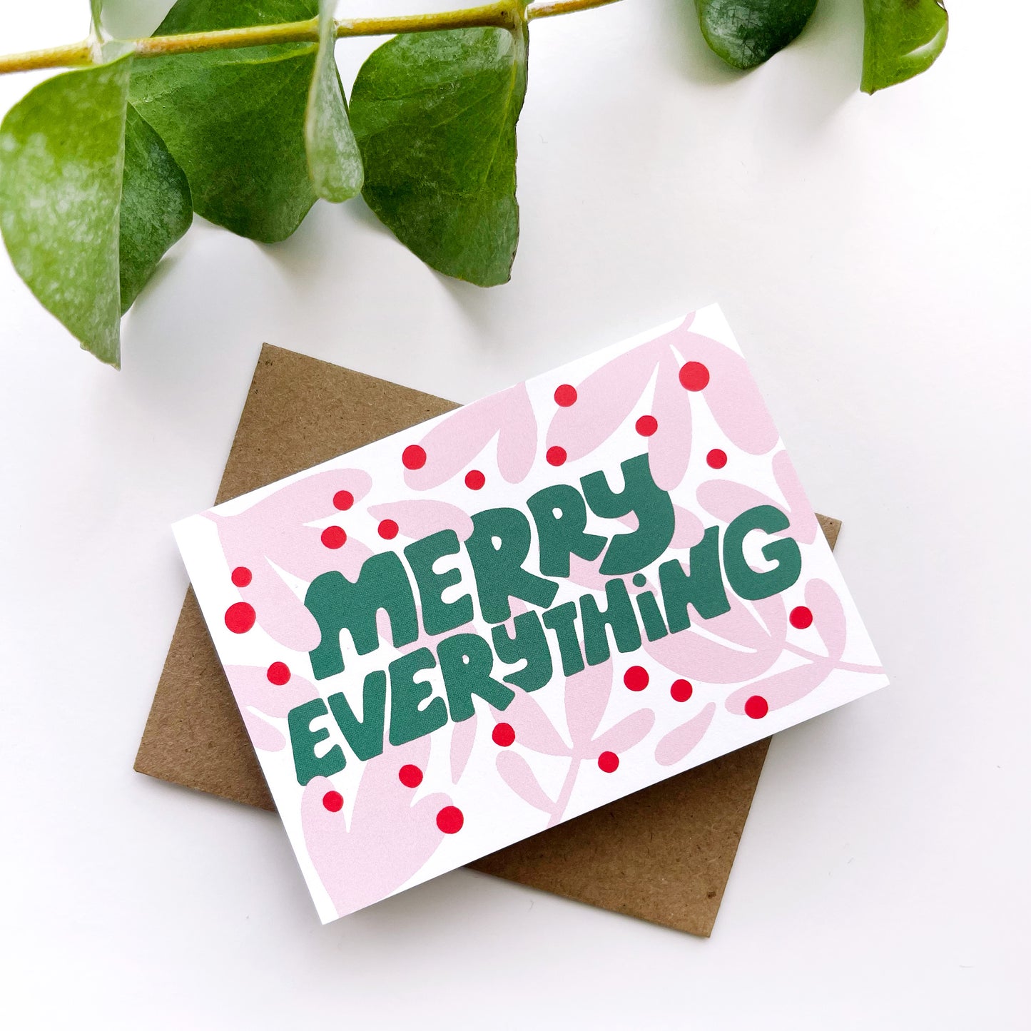 Merry Everything Christmas Holiday Mini Card Case of 6