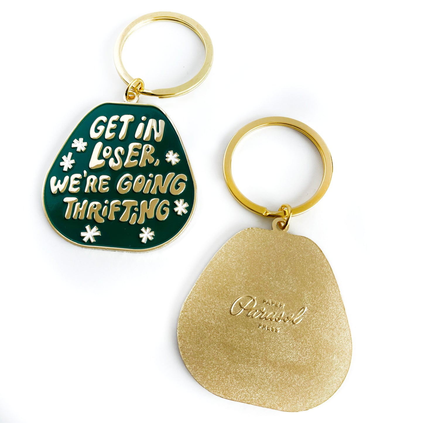 Get in Loser We're Going Thrifting Keychain Case of 3