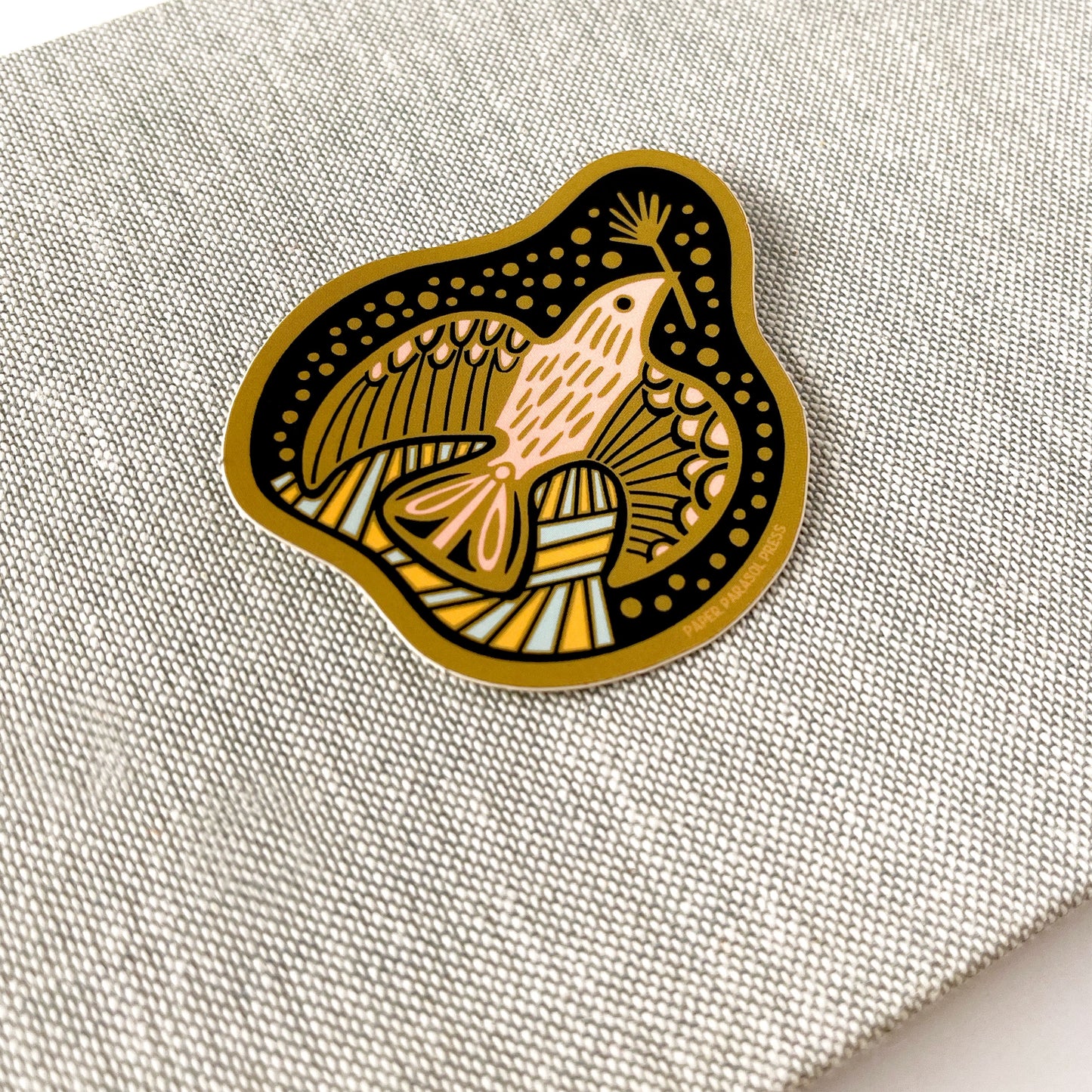 Folk Bird Guide Sticker Case of 6