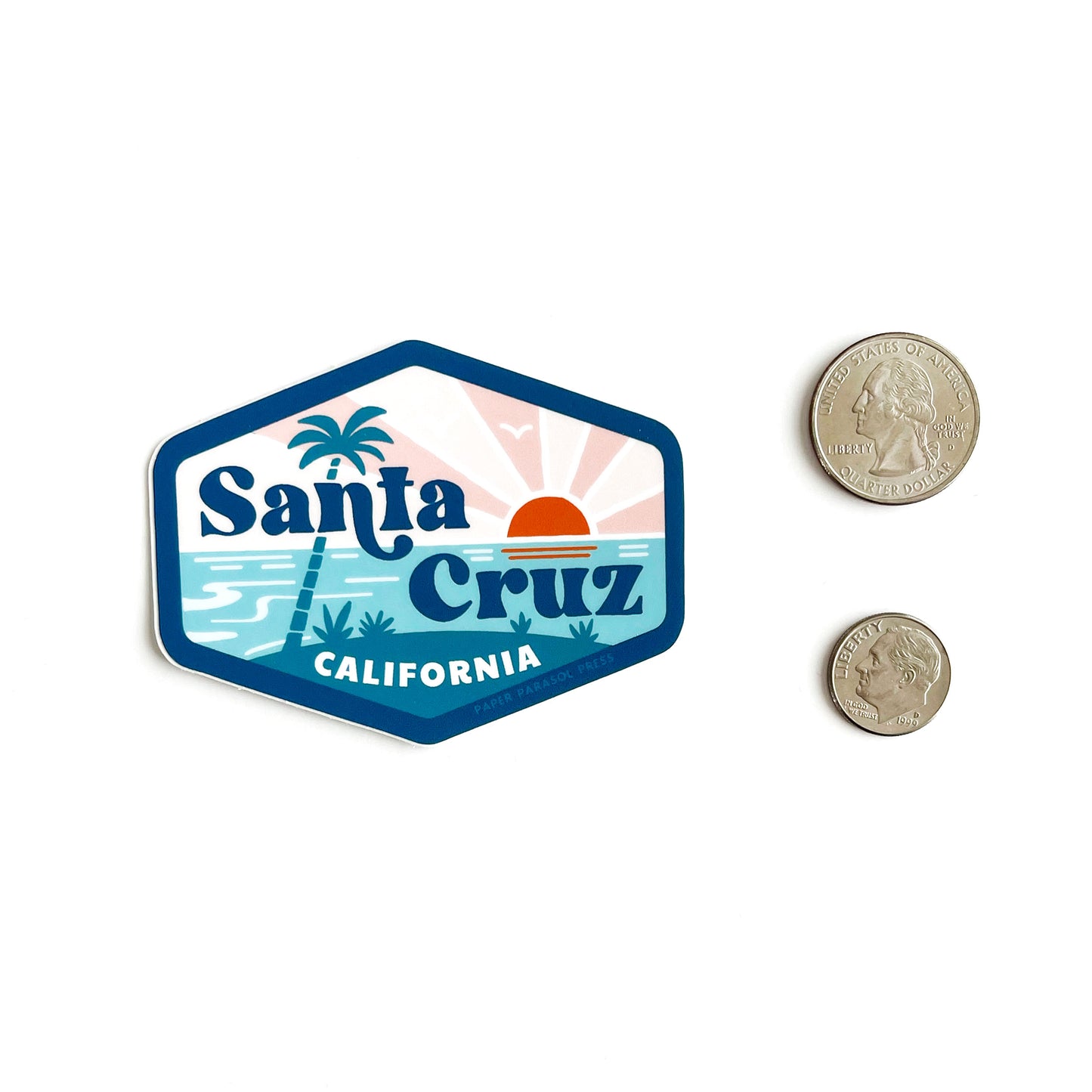 Santa Cruz Sticker Case of 6