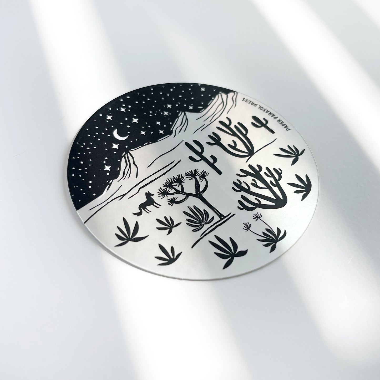 Desert Landscape Holographic Sticker Case of 6