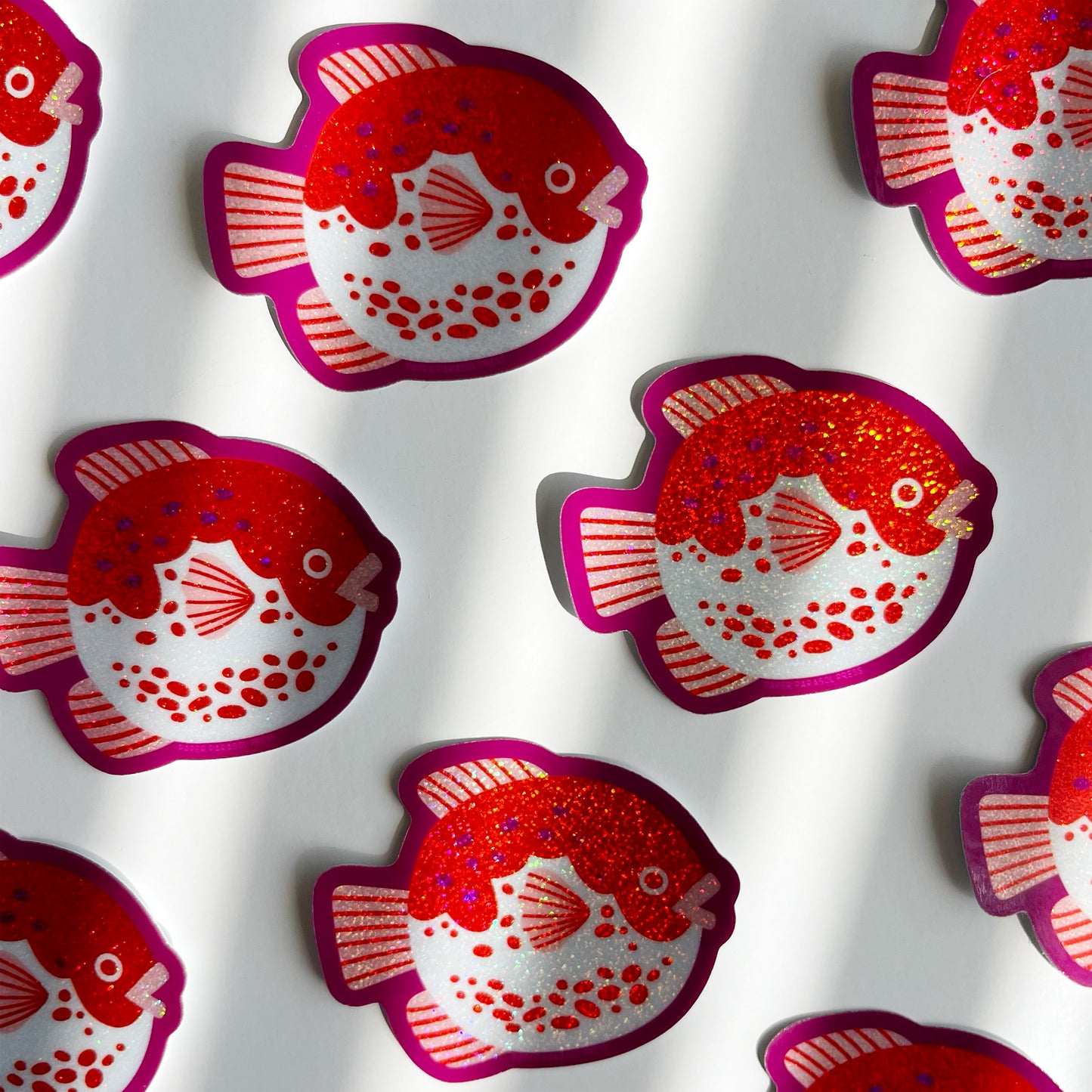 Fugu Fish Stardust Vinyl Sticker