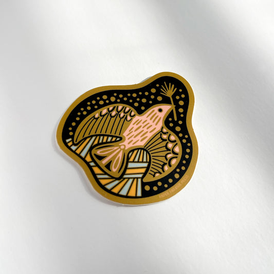 Folk Bird Guide Sticker Case of 6