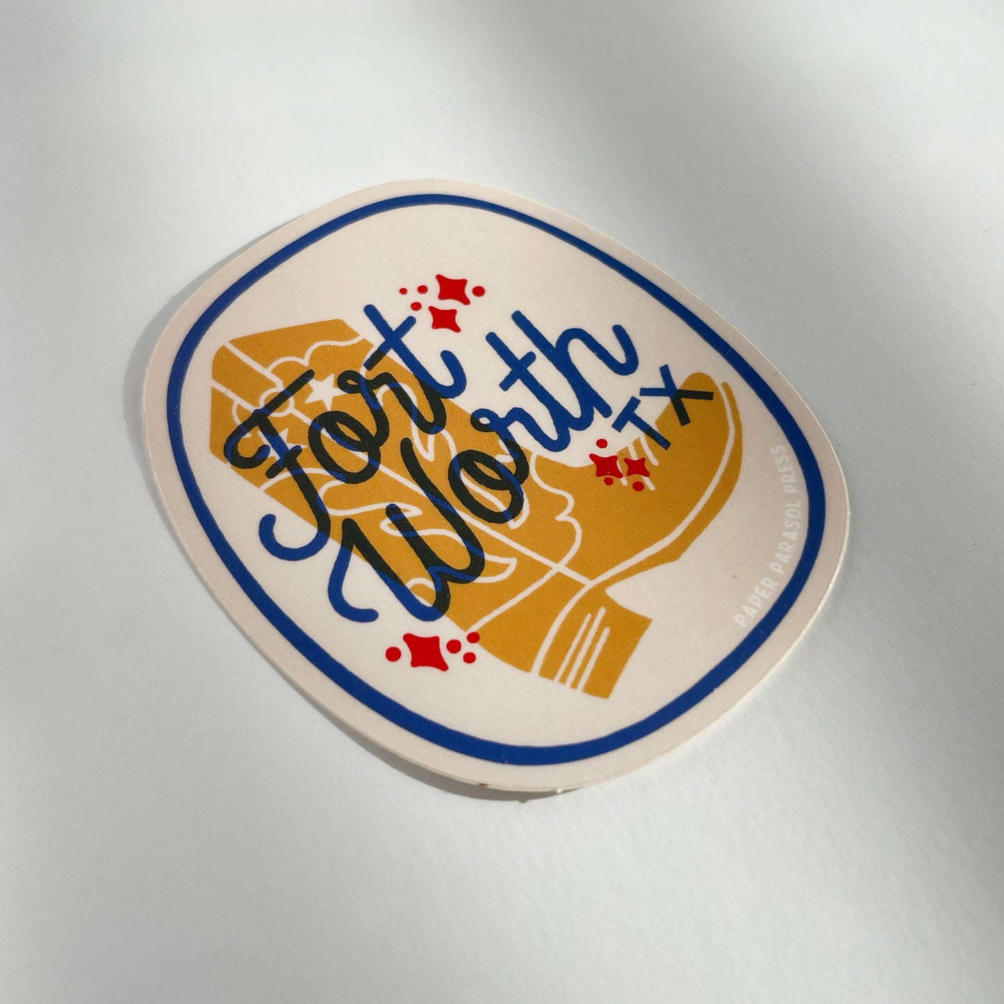 Fort Worth Cowboy Boot Sticker Case of 6