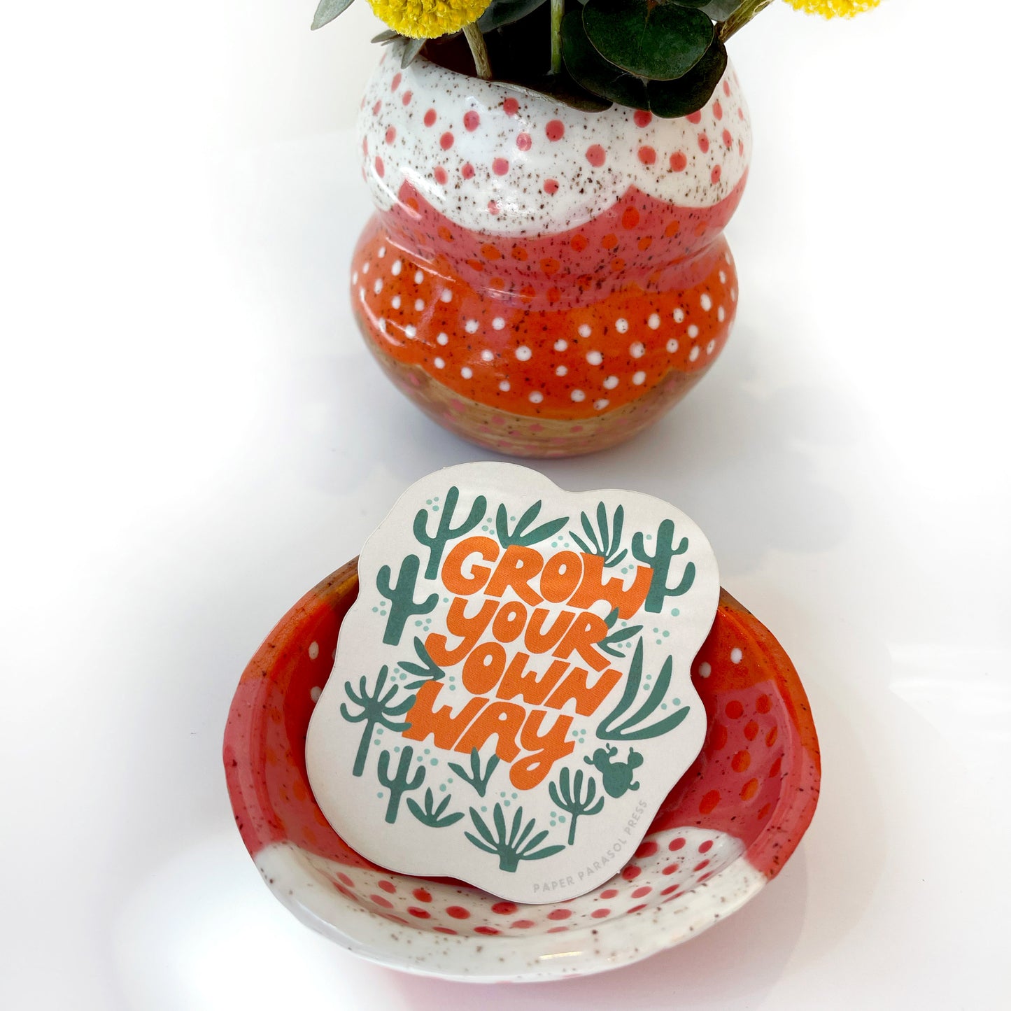 Grow Your Own Way Desert Version Sticker Case of 6