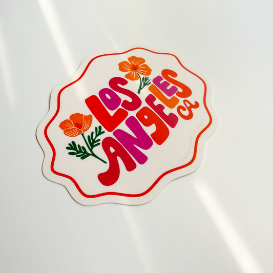Los Angeles Poppies Pop Vinyl Sticker