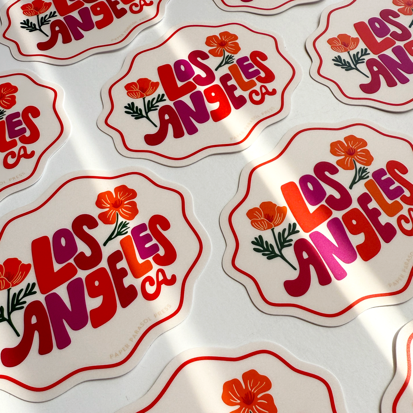 Los Angeles Poppies Pop Vinyl Sticker