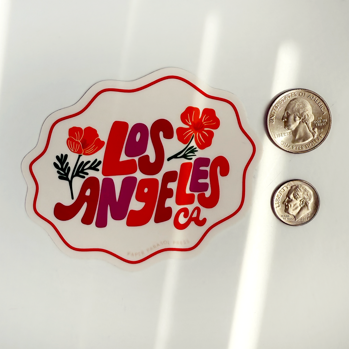 Los Angeles Poppies Pop Vinyl Sticker