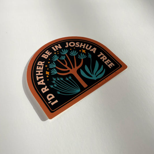 I'd Rather be in Joshua Tree Sticker Case of 6