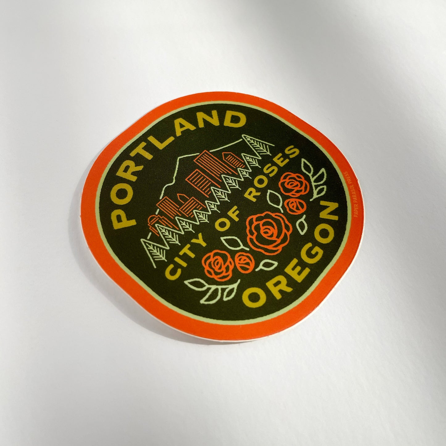 Retro Portland Sticker Case of 6