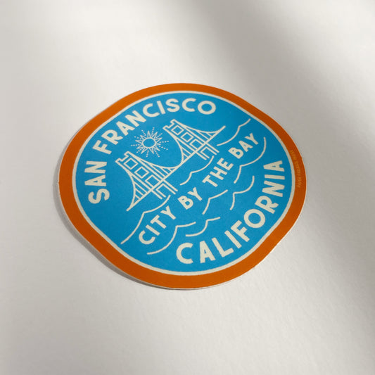 Retro San Francisco Sticker Case of 6
