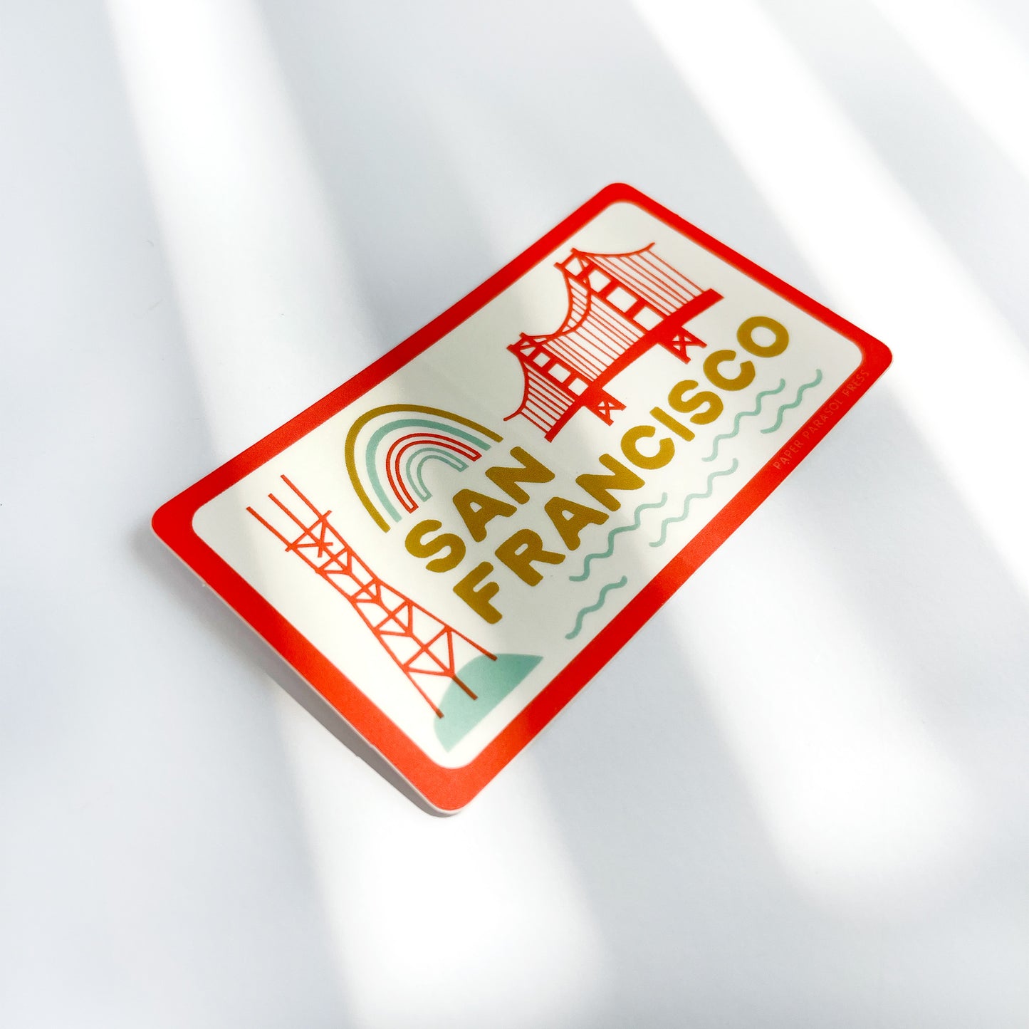 San Francisco Symbols Sticker Case of 6