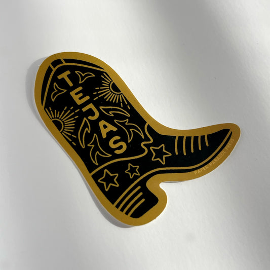 Tejas Boot Sticker Case of 6