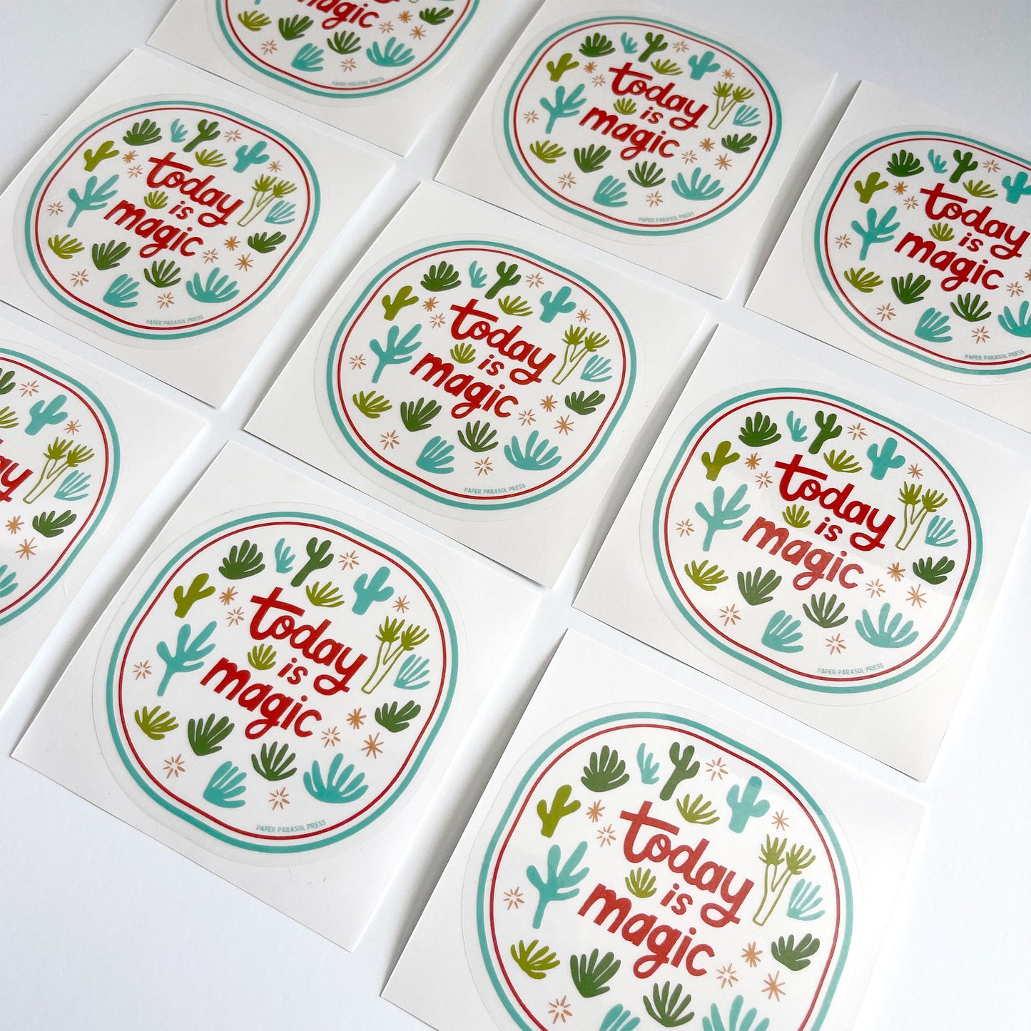 Today is Magic Clear Sticker Case of 6
