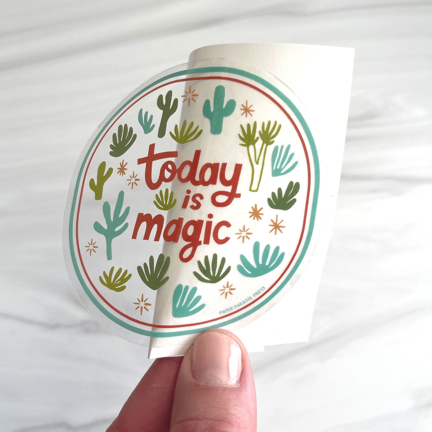 Today is Magic Clear Sticker Case of 6