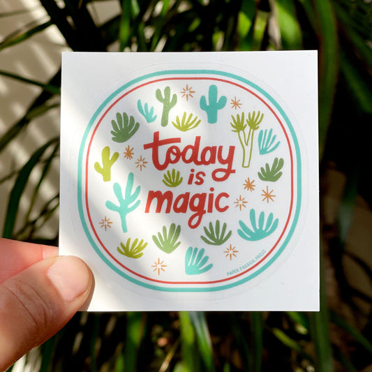 Today is Magic Clear Sticker Case of 6