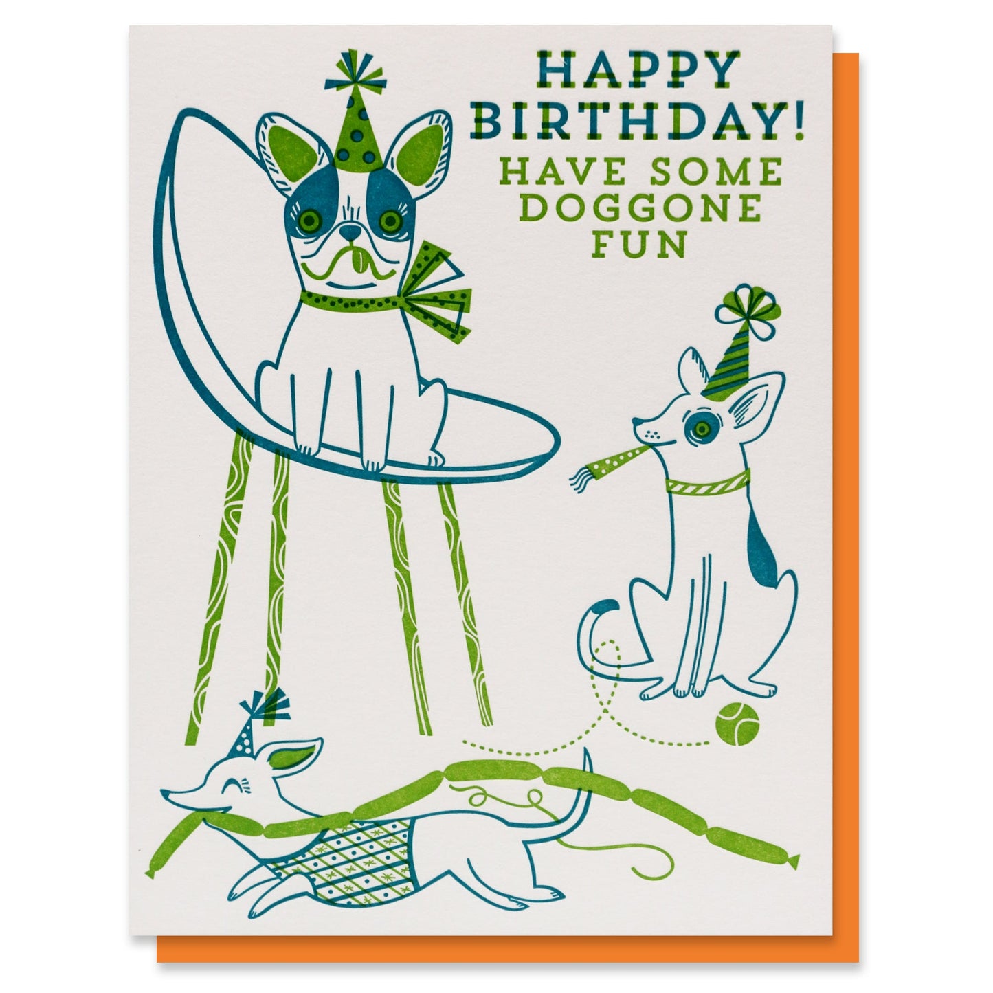 Doggone Fun Birthday Card Case of 6