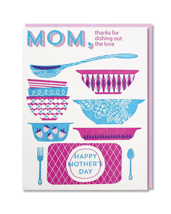 Dishing Out the Love Mother's Day Card Case of 6