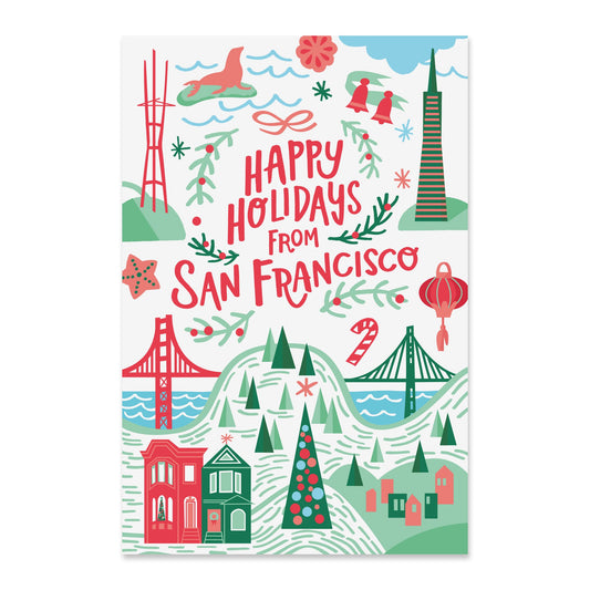 San Francisco Postcard Set Case of 3