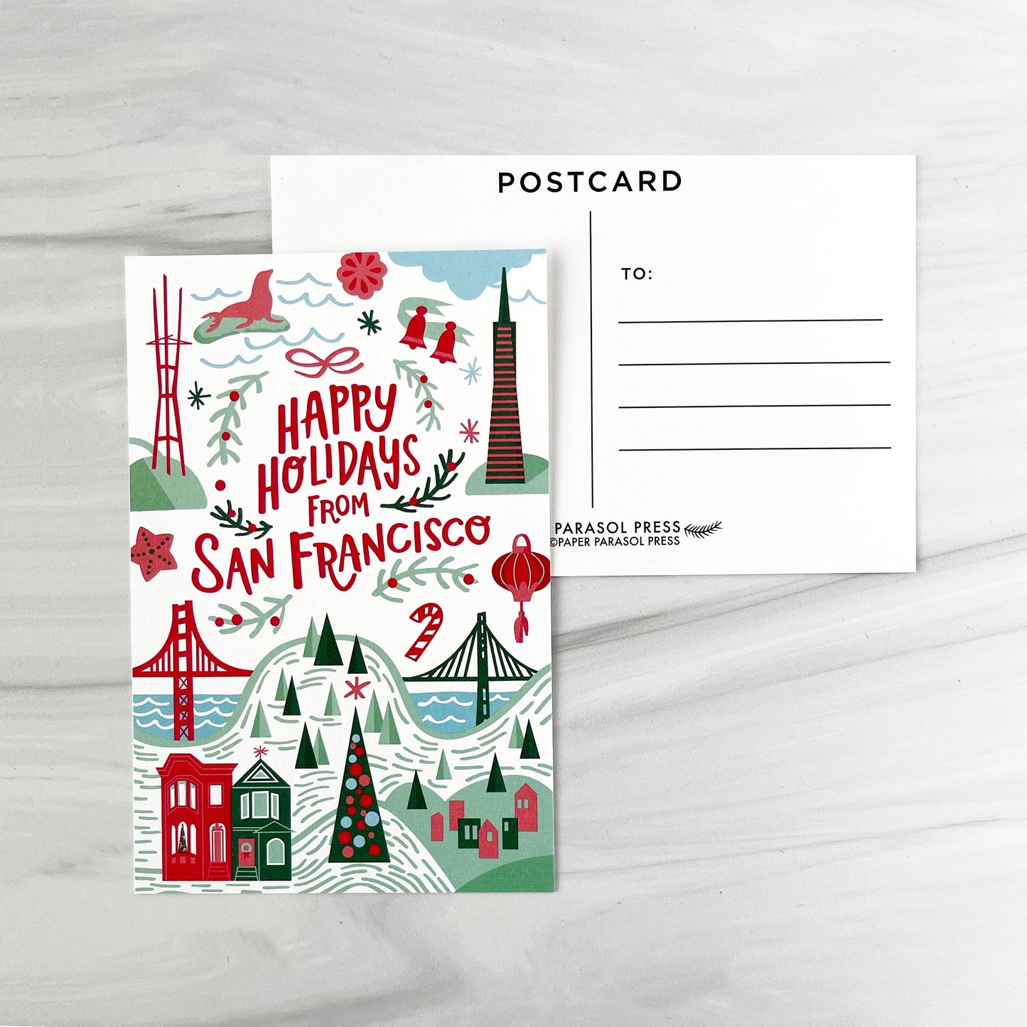 San Francisco Postcard Set Case of 3