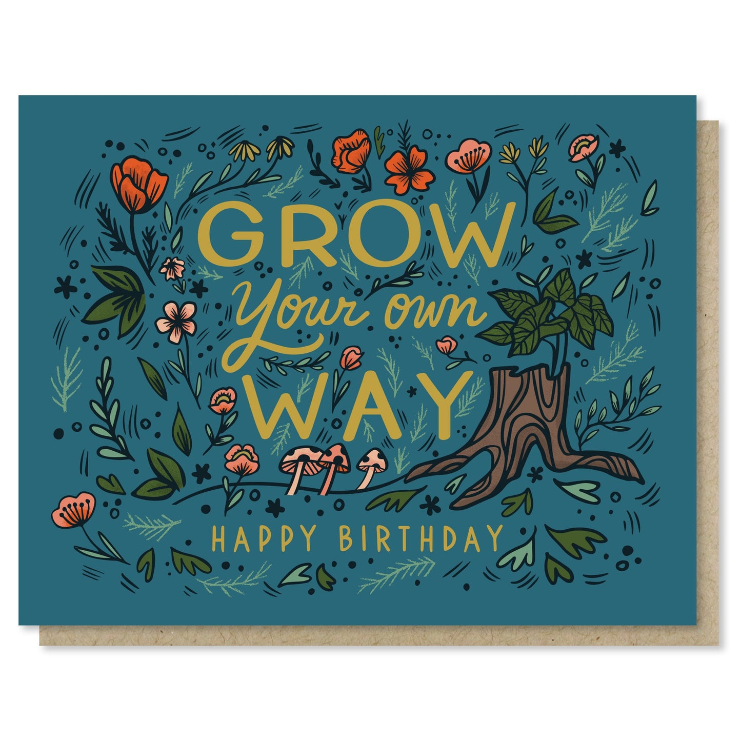 Grow Your Own Way Birthday Card Case of 6