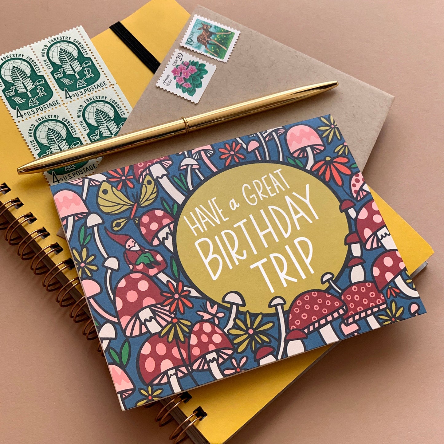 Birthday Trip Card Case of 6