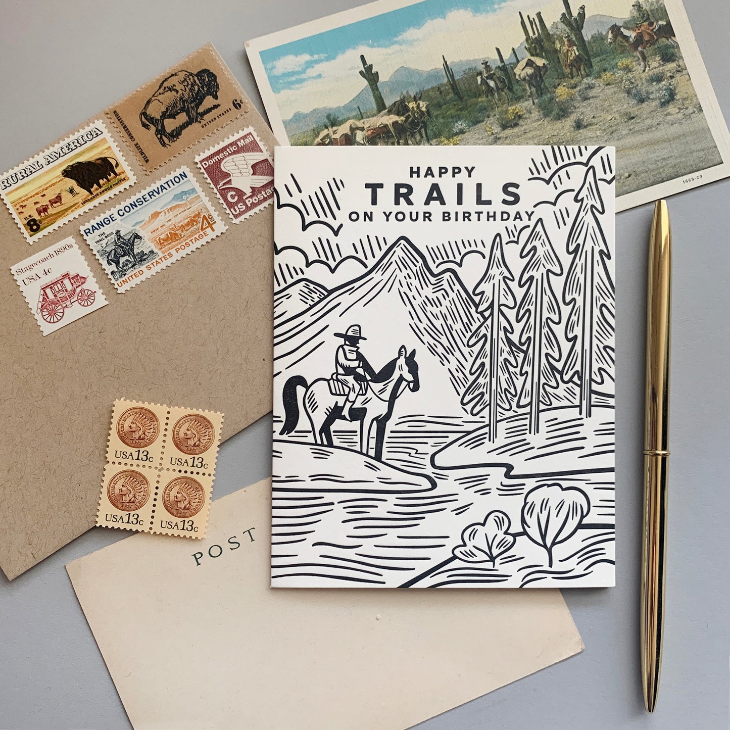 Happy Trails Birthday Card Case of 6