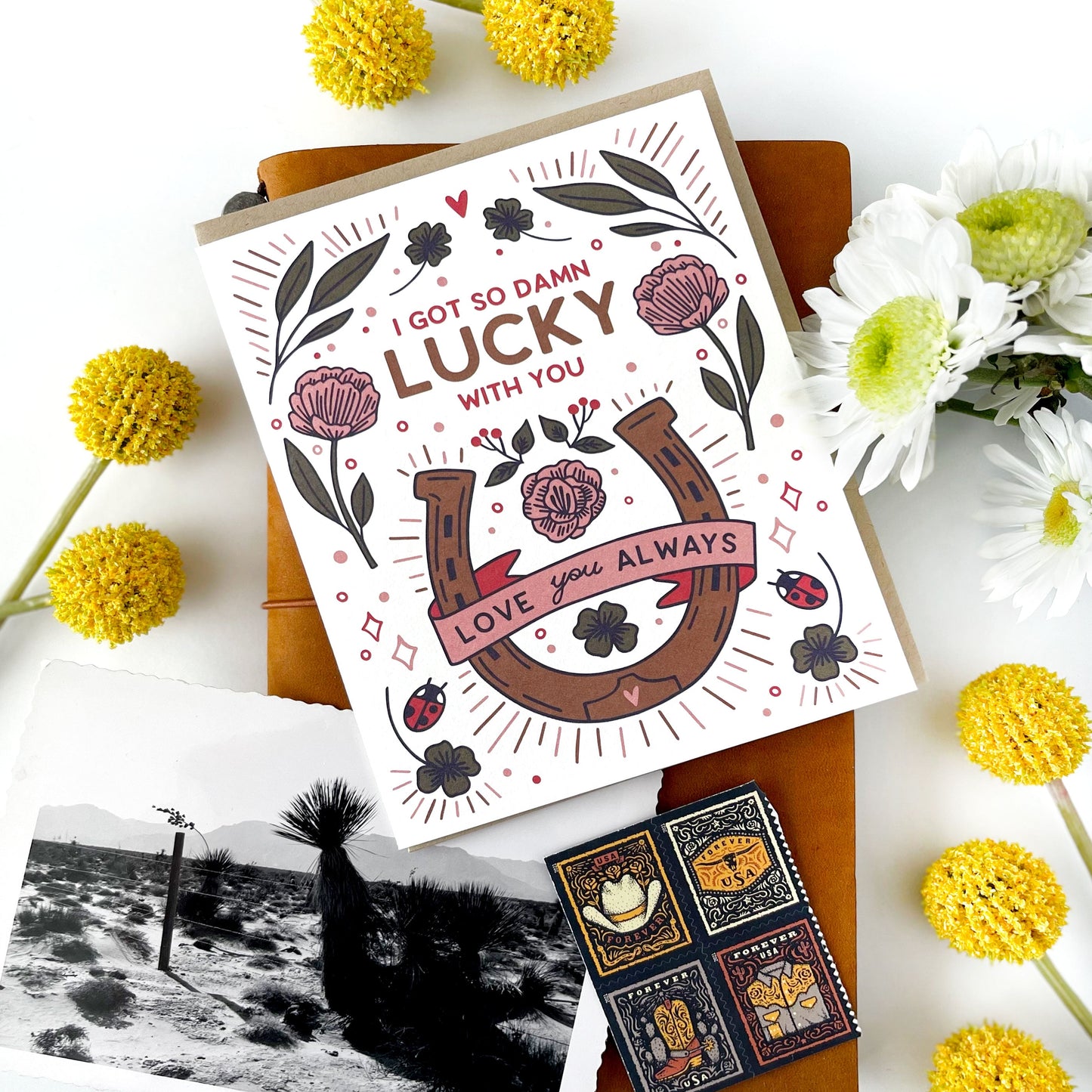 Damn Lucky Love Card Case of 6