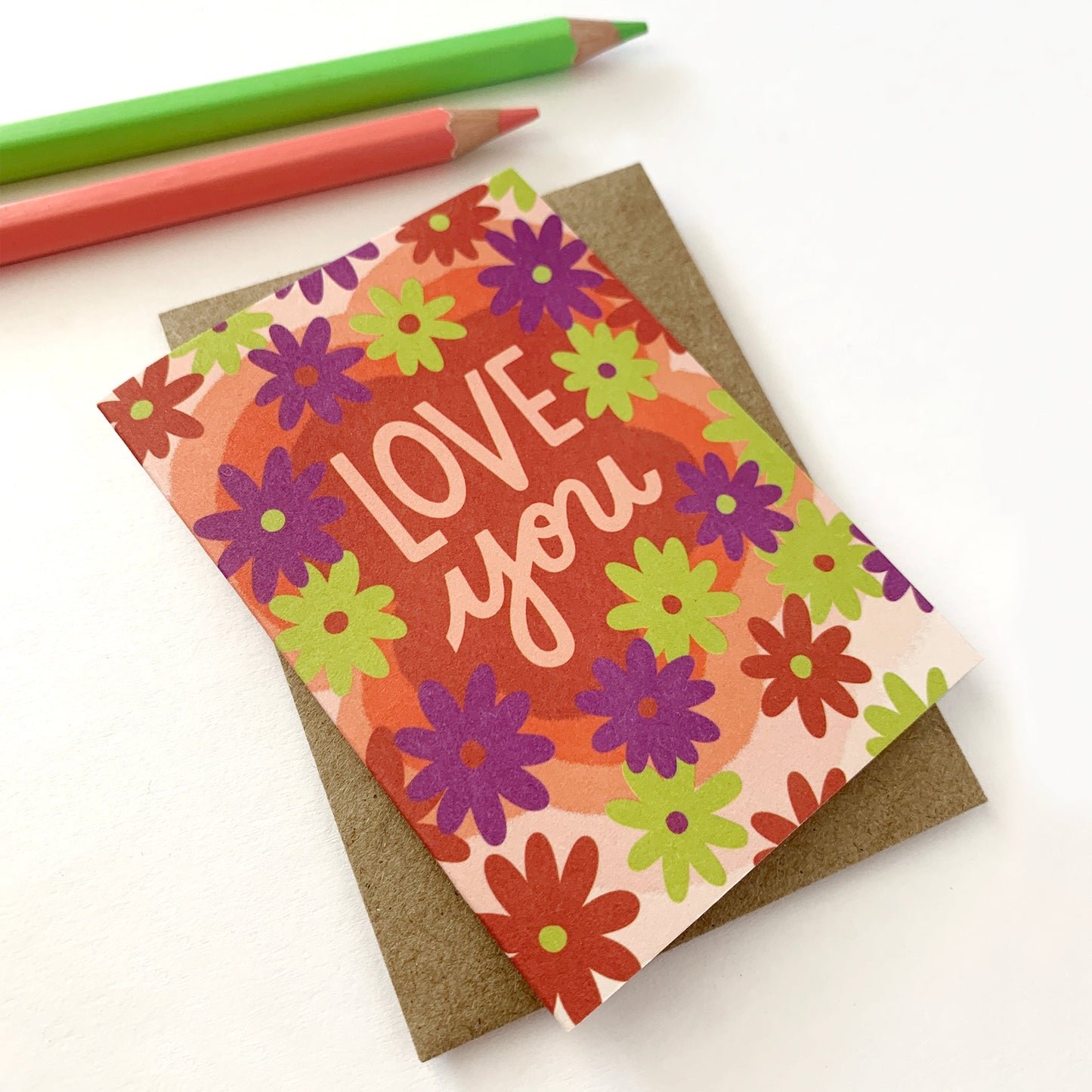 Love Floral Vibes Mini Card Case of 6