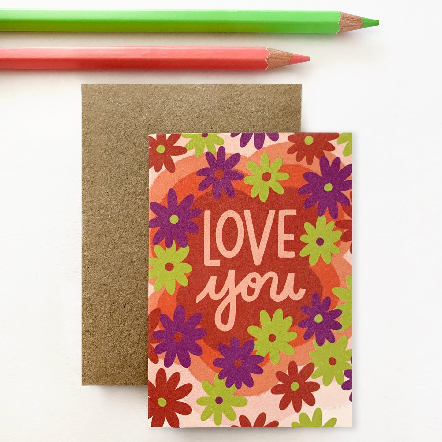 Love Floral Vibes Mini Card Case of 6