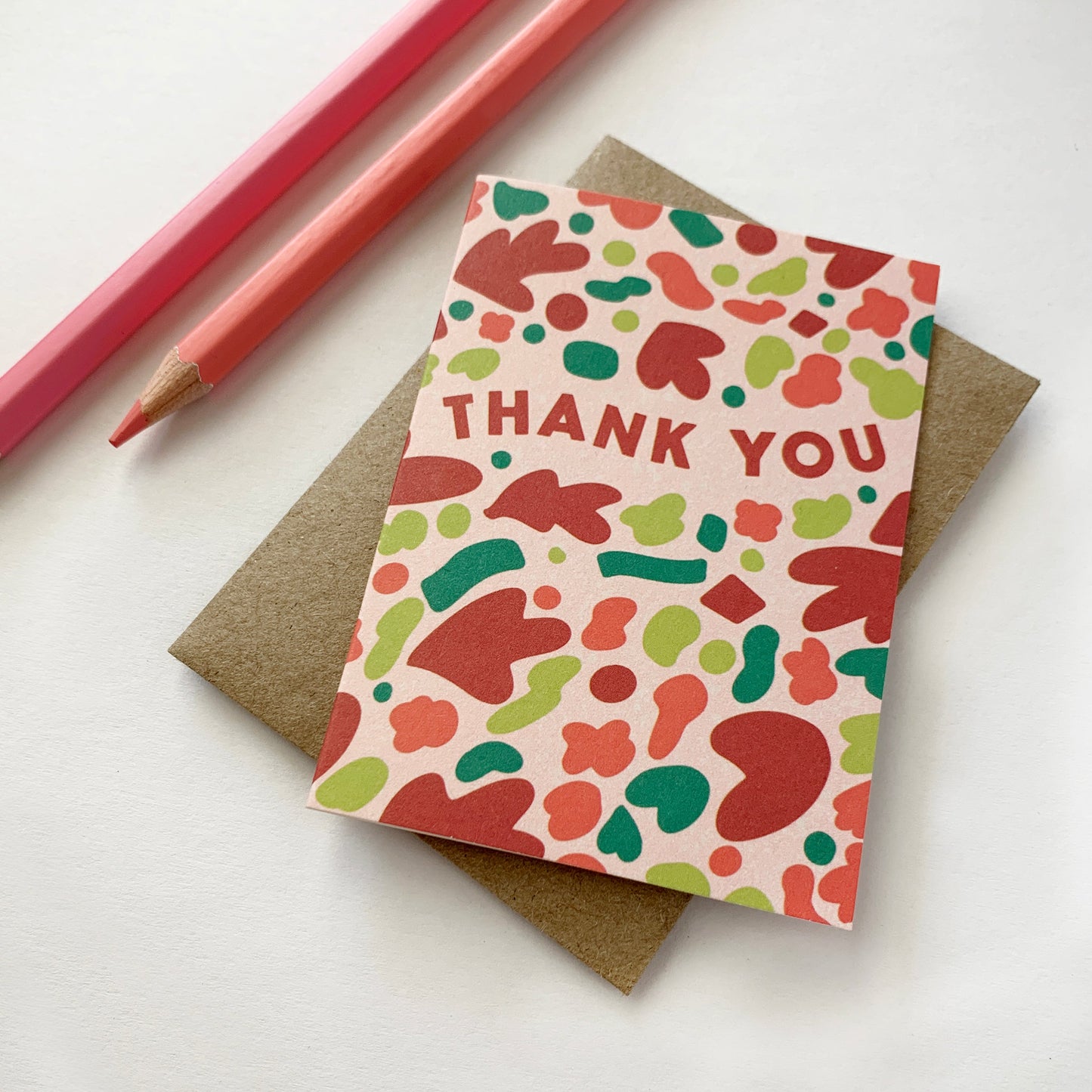 Thank You Shapes Mini Card Case of 6