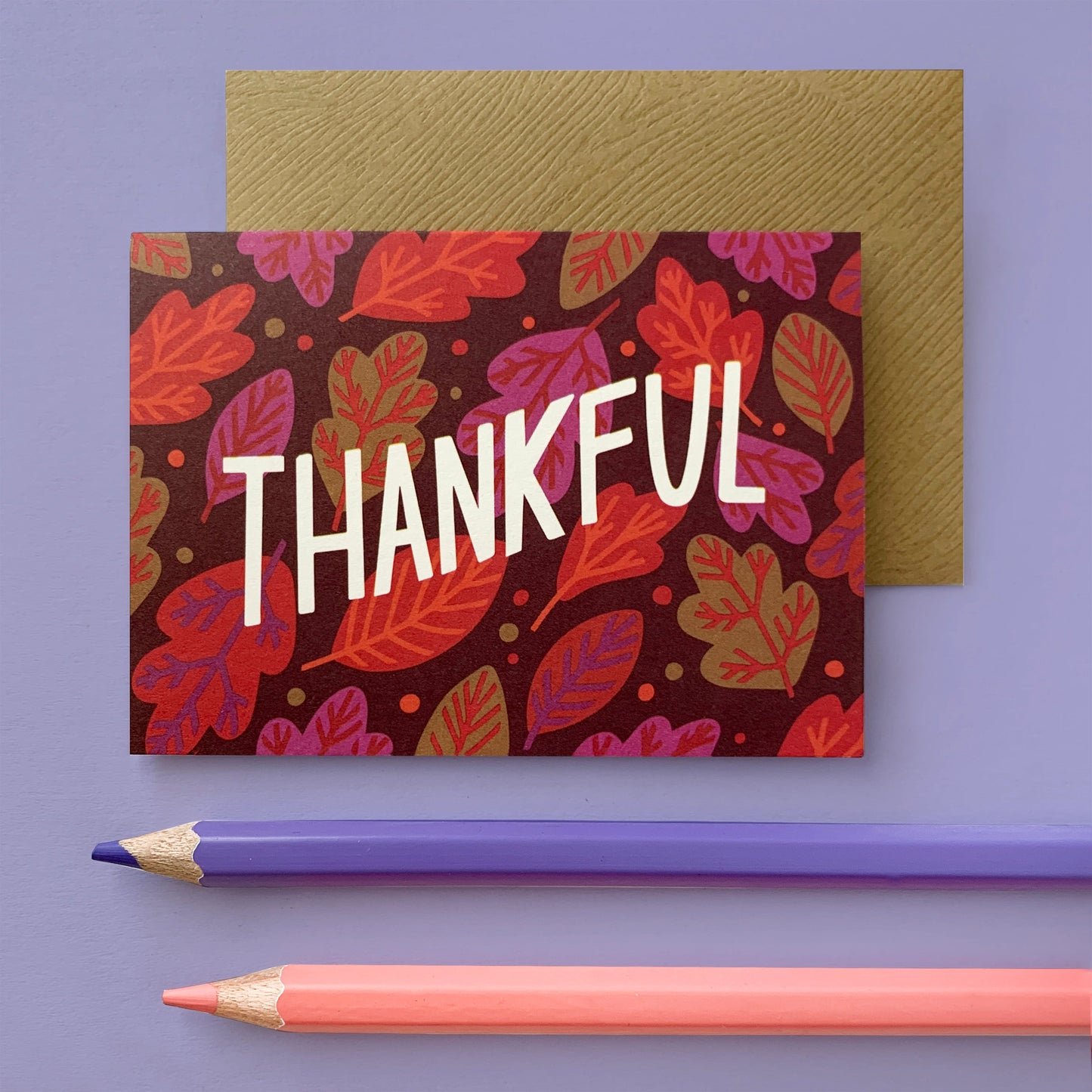 Thankful Leaves Mini Card Case of 6