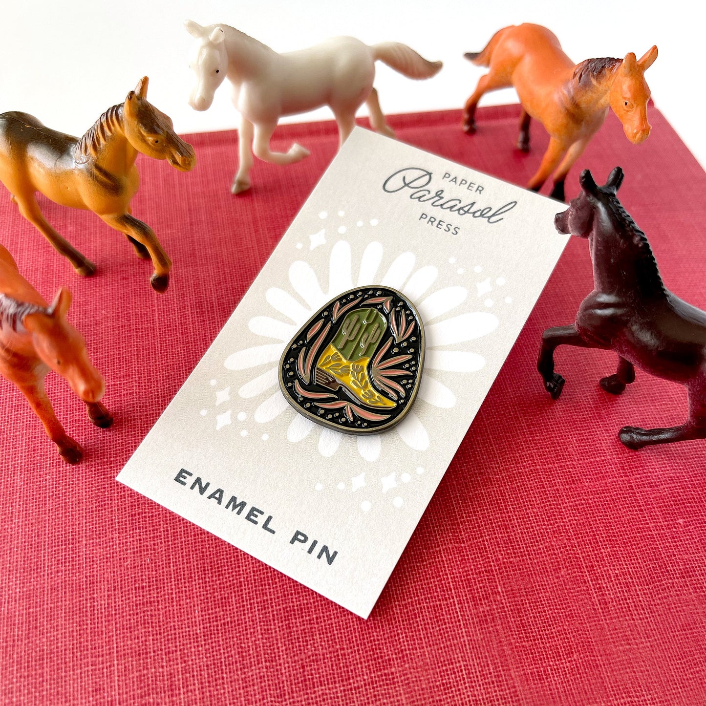 Baja Boot Enamel Pin Case of 3