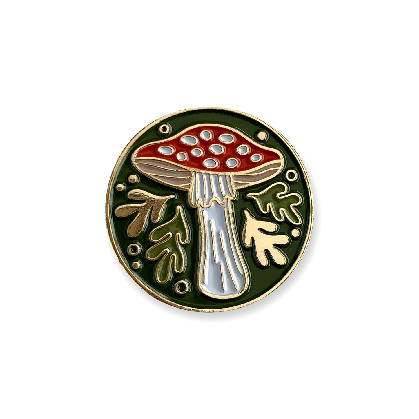 Fly Agaric Mushroom Enamel Pin Case of 3