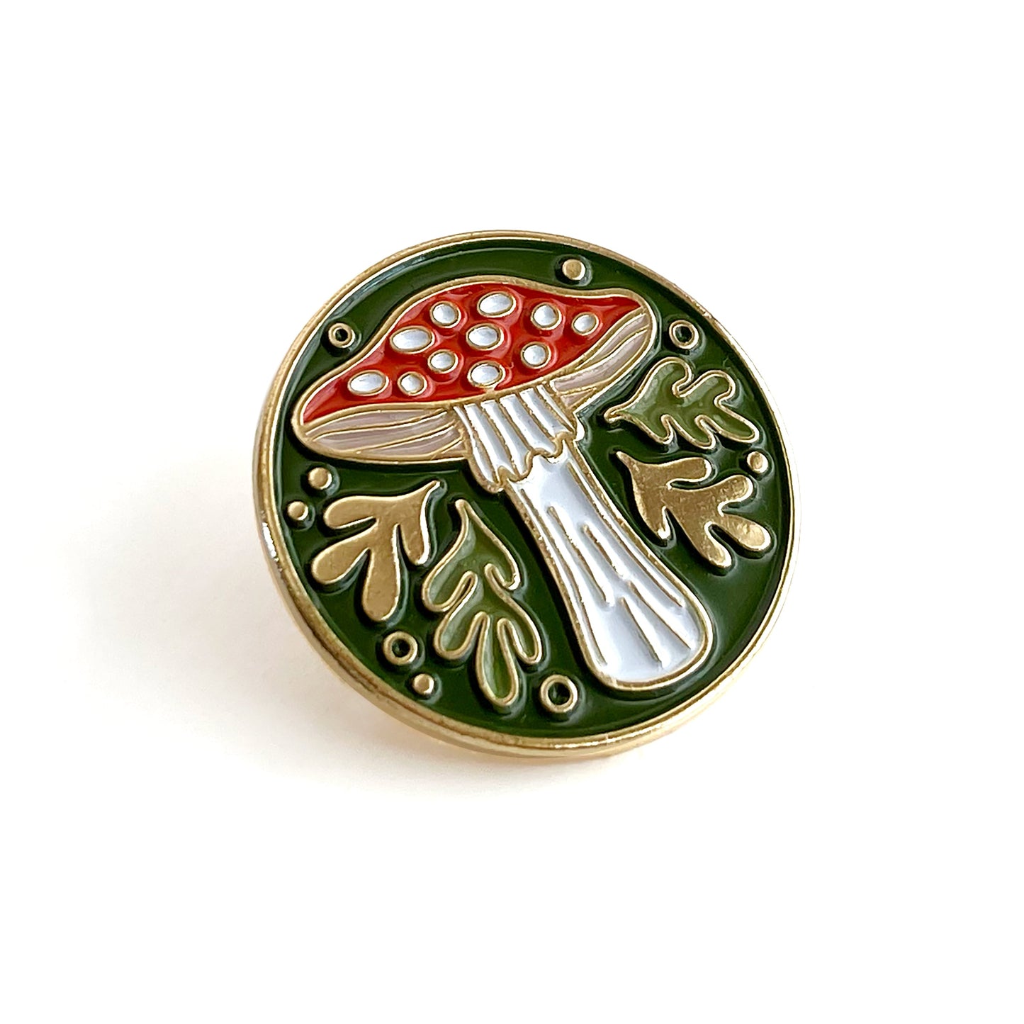 Fly Agaric Mushroom Enamel Pin Case of 3