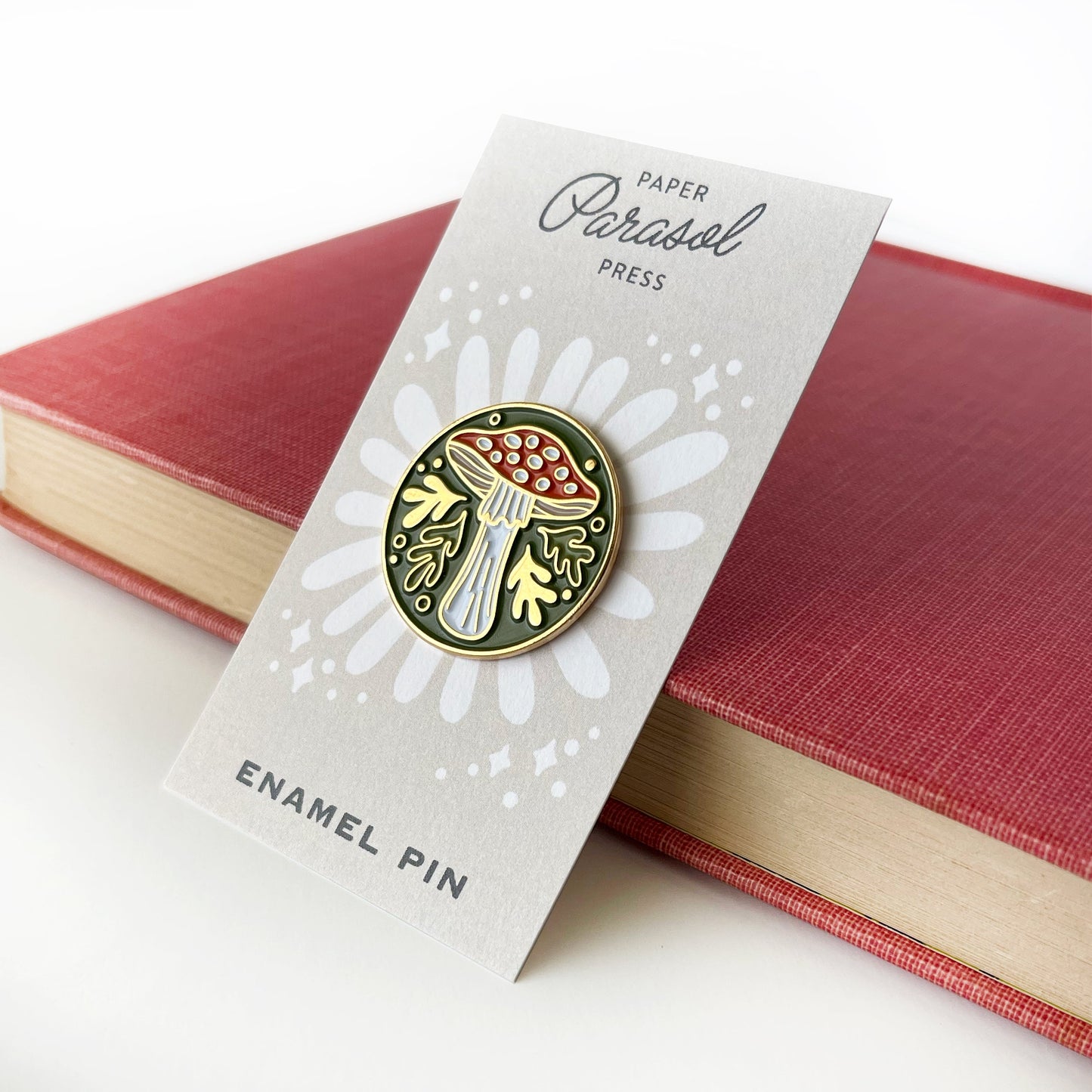 Fly Agaric Mushroom Enamel Pin Case of 3