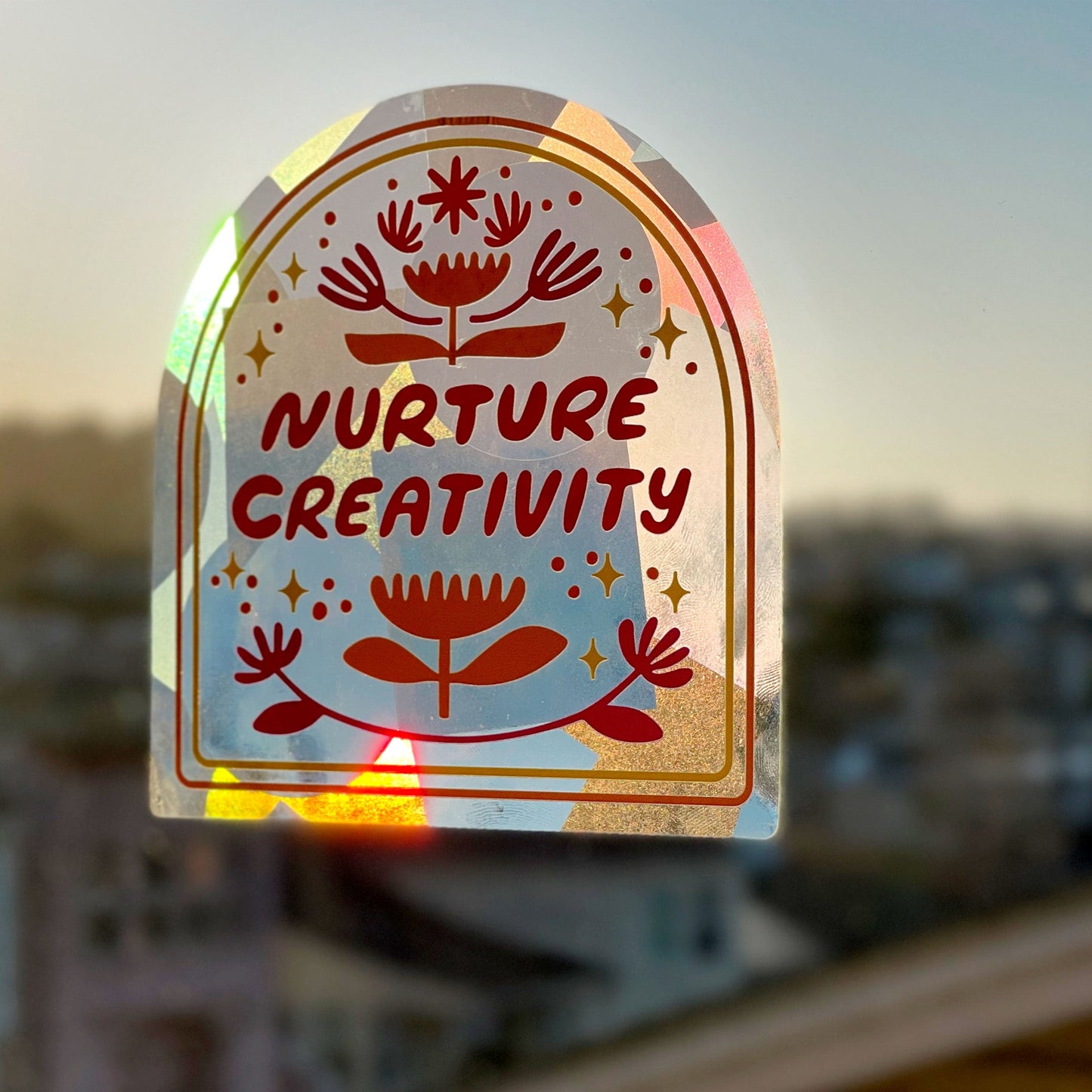 Nurture Creativity Suncatcher Decal Case of 3