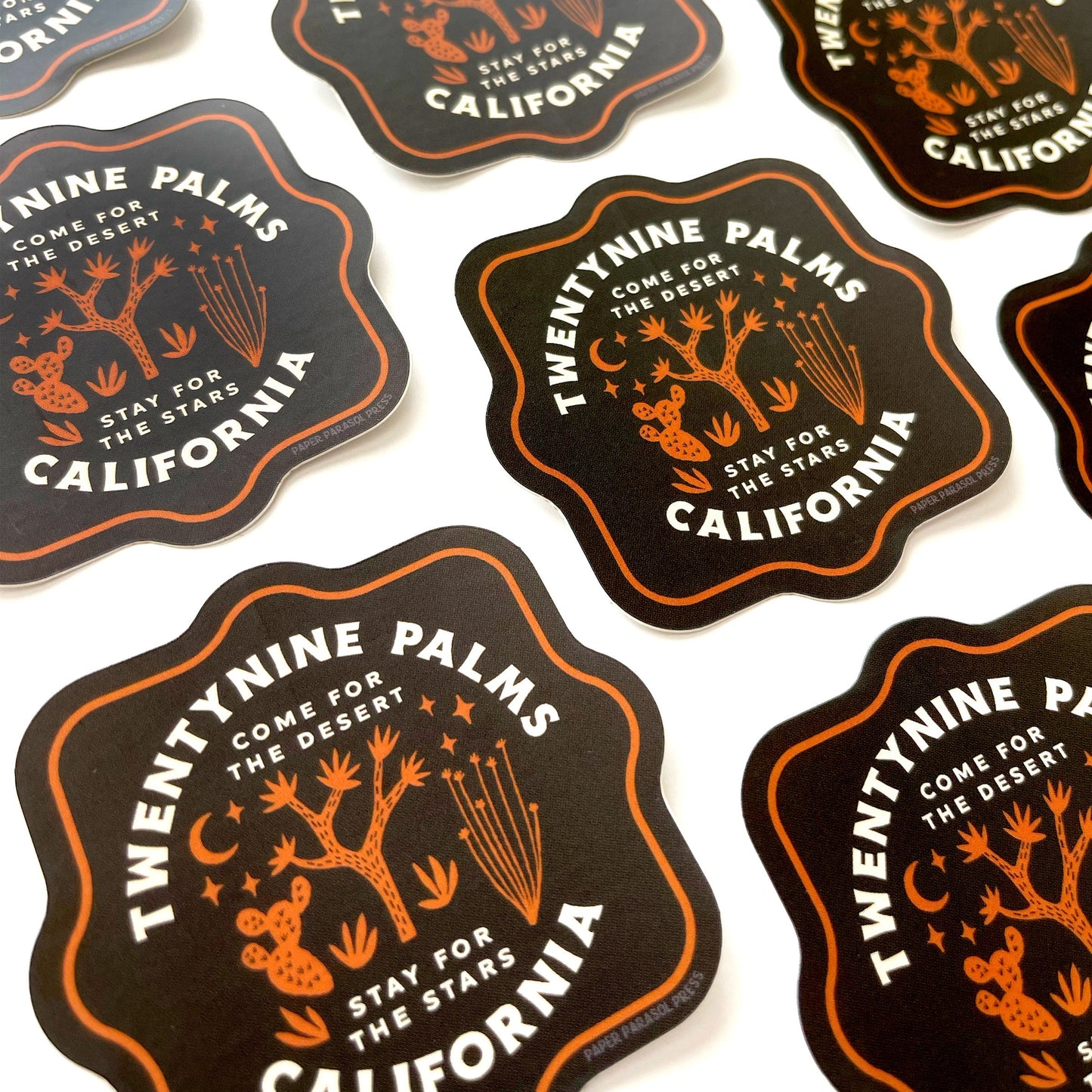 Twentynine Palms Sticker Case of 6