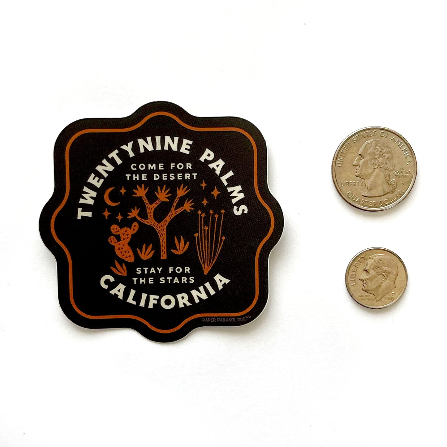 Twentynine Palms Sticker Case of 6