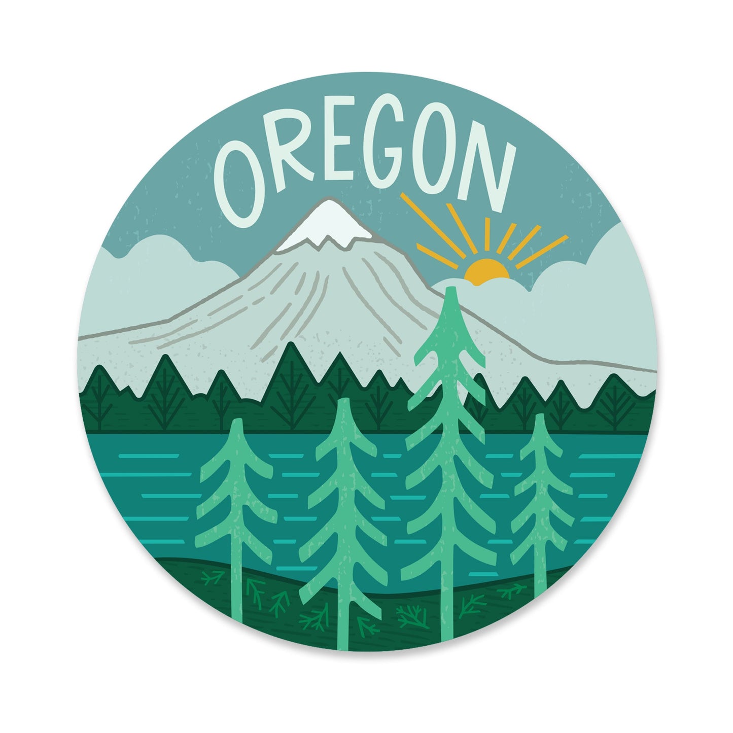Oregon Sticker Case of 6