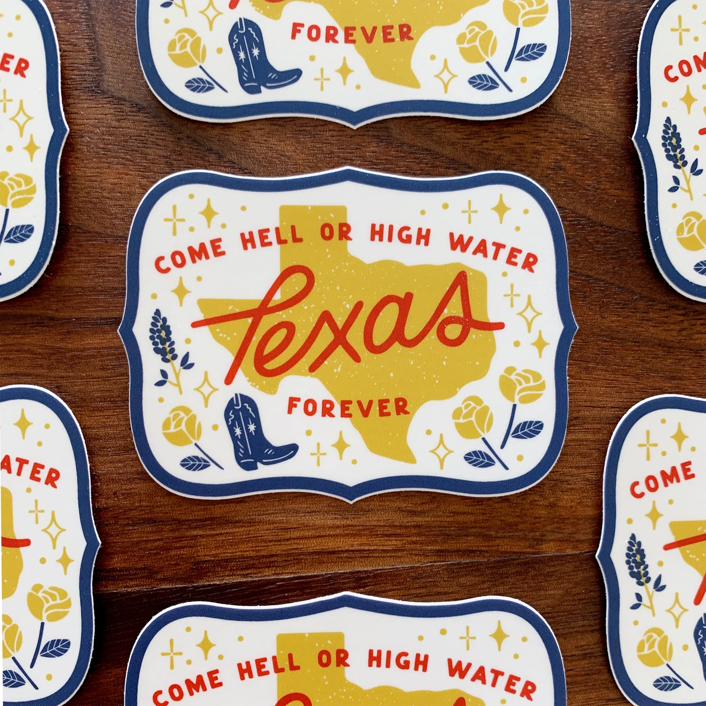 Texas Forever Sticker Case of 6
