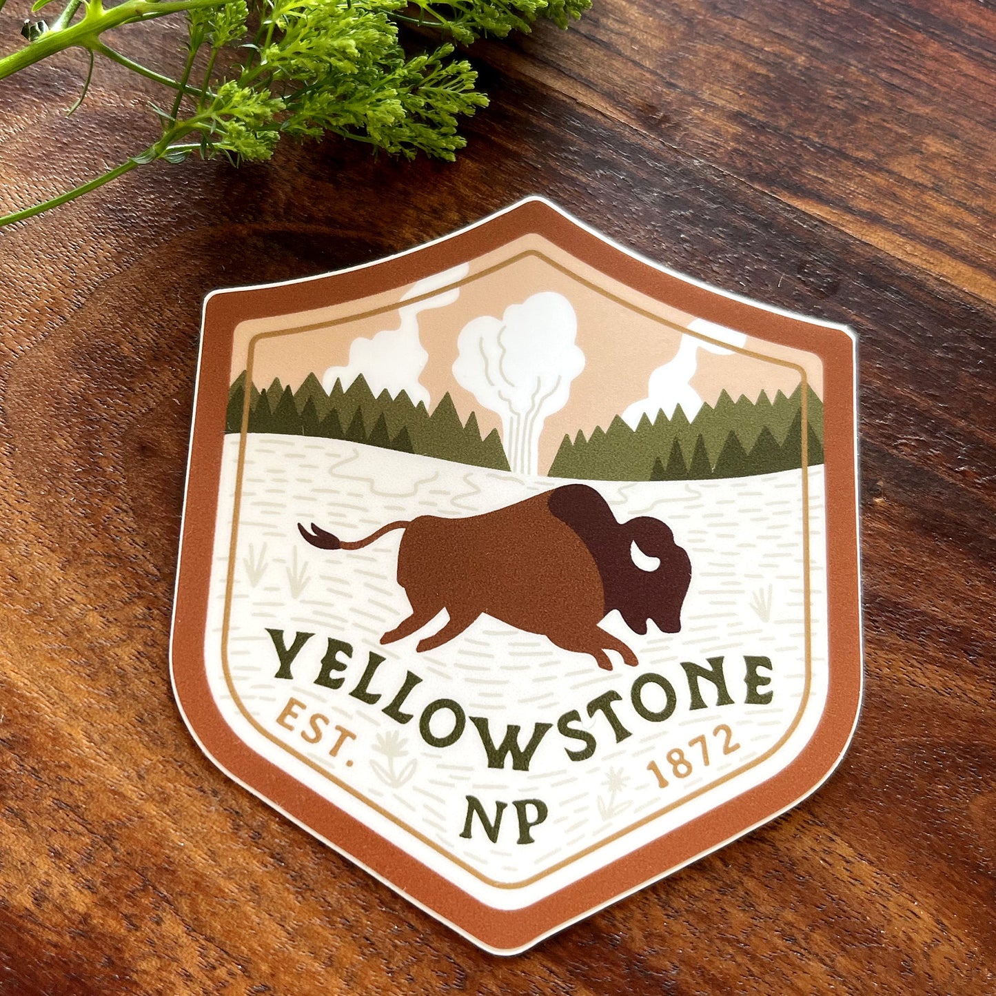 Yellowstone National Park Sticker Case of 10